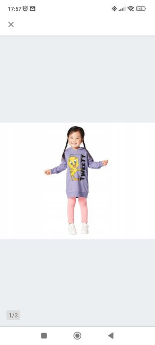 Sukienka dresowa dziecięcą rozm 134/140