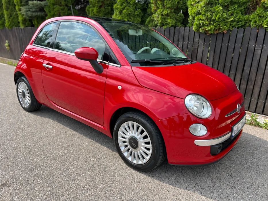 Fiat 500 Lounge Automat klima alu Panorama kierownica wielof Bluetooth