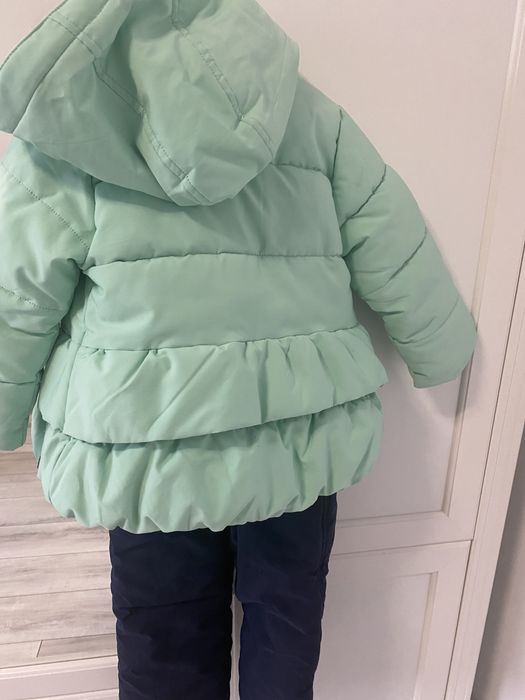 Зимовий комплект куртка і штани на зиму для дівчинки 92-98 см