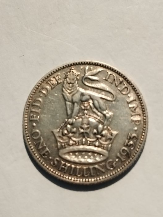 Moeda de Prata 1 Shilling 1933 de Inglaterra