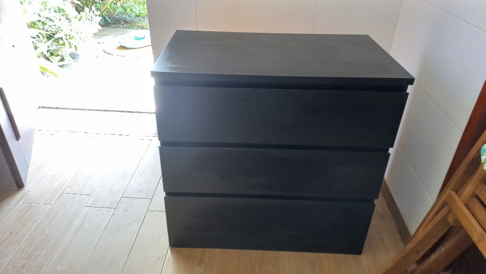 Cómoda Malm 3 gavetas