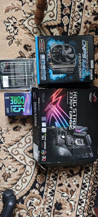 intel core i5 8600k/z370 f-gaming/16gb/ssd 120gb