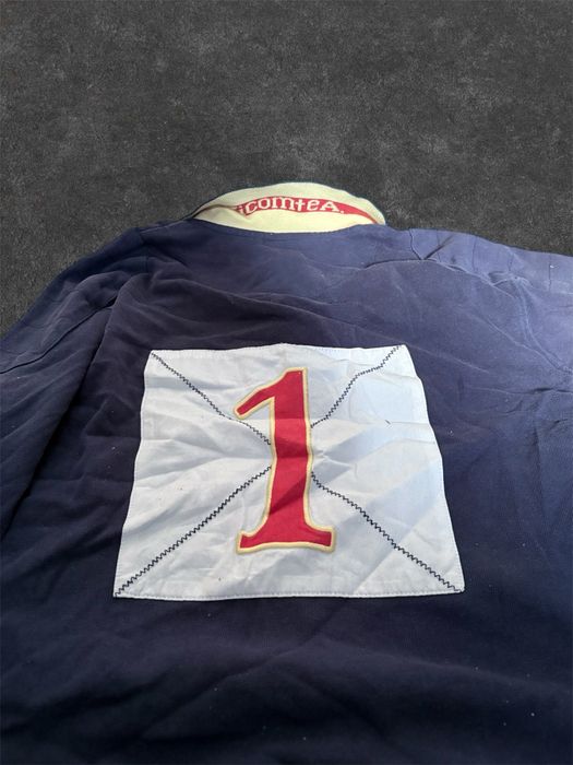 bluza polo L granatowa