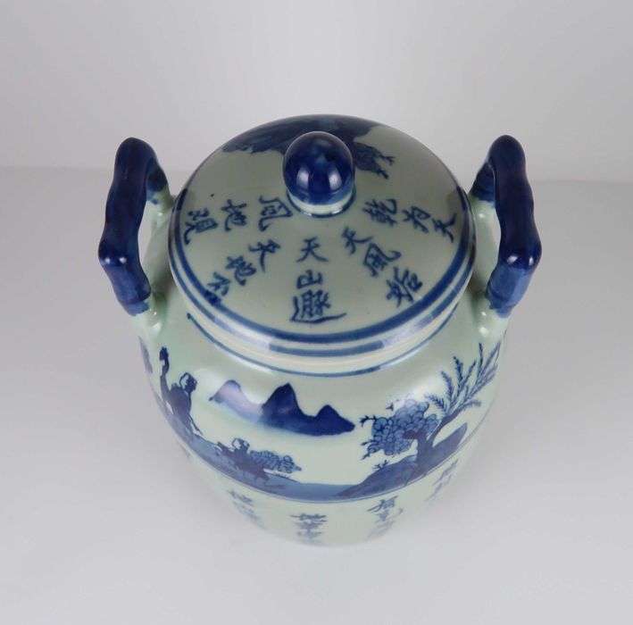 Pote de Gengibre Porcelana Celedon China