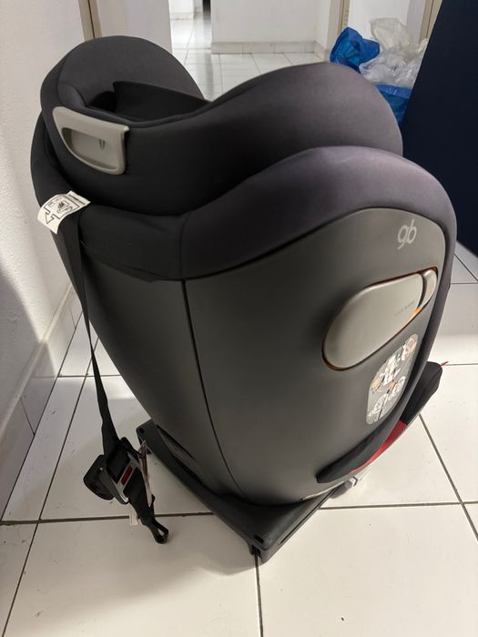 Cadeira Auto GB EVERNA-FIX Velvet Black (Grupo 1/2/3 | 9-36 kg)