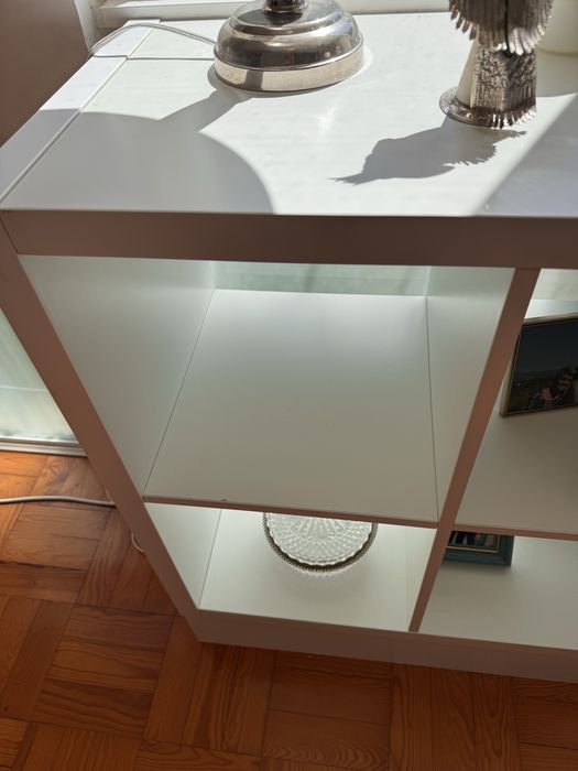 Estante IKEA KALLAX branca - 2 unidades