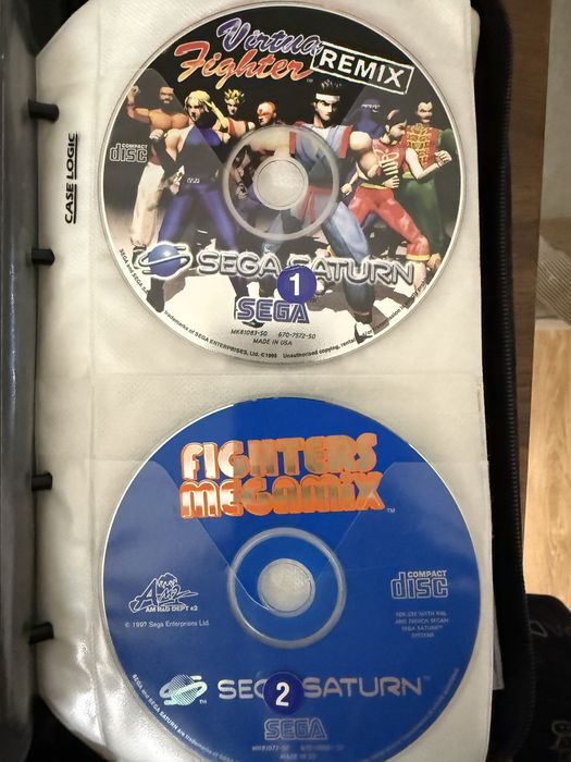 Lote 10 Jogos Originais Sega Saturn PAL – Dragon Ball Z, X-Men, Fighters Megamix ,etc