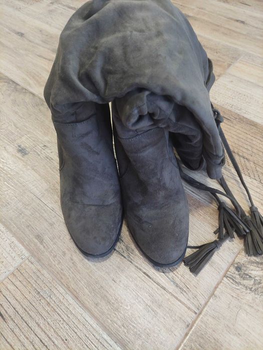 kozaki buty zimowe długie damskie