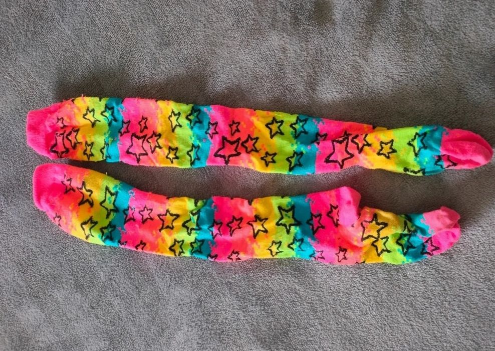 Colorful/Rainbow Carnival Socks