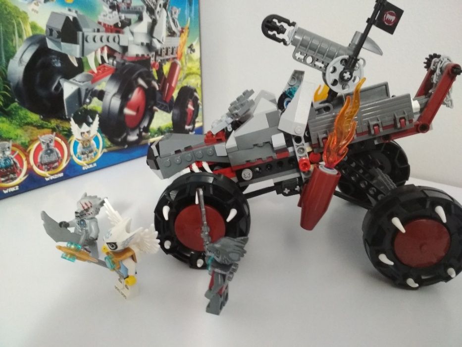 LEGO CHIMA 70004 Wilczy pojazd zestaw kompletny z opakowaniem