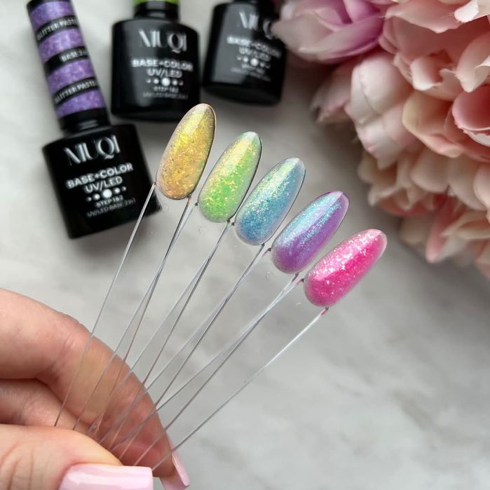 Baza+ color NIUQI Hybrydowa Nowa baza do paznokci