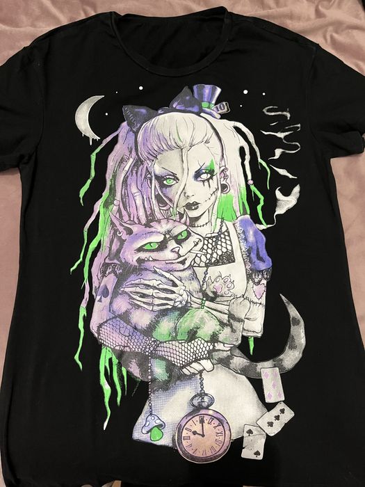 Camisola alternativa alice no pais das maravilhas