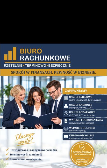 Pełna księgowość, Księgi rachunkowe, Obsługa księgowa dla lekarzy  placówki medyczne  fizjoterapeutów kosmetyczek Katowice