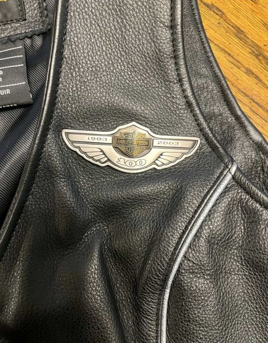 Colete Harley Davidson centenário 100th senhora tamanho S