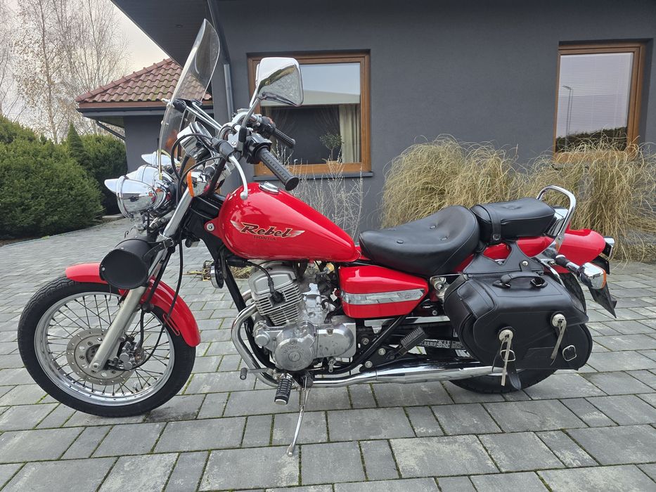 Honda CA125 Rebel Po Serwisie Na Kat.B Prezentacja Wideo Rezerwacja