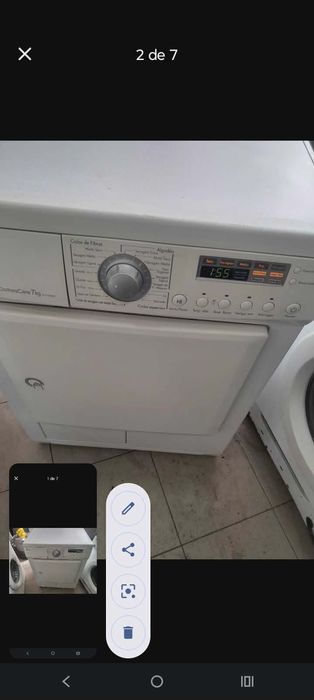 Máquina de secar roupa marca LG 
7kg