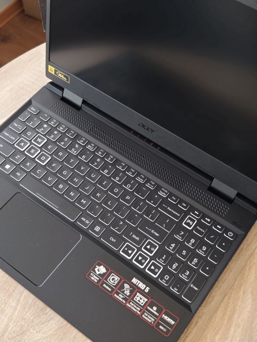 Acer Nitro 5 RTX4060 jak nowy - 21 mies. GW