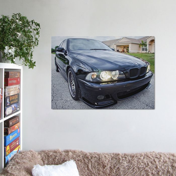 BMW E39, постер, картина на полотні