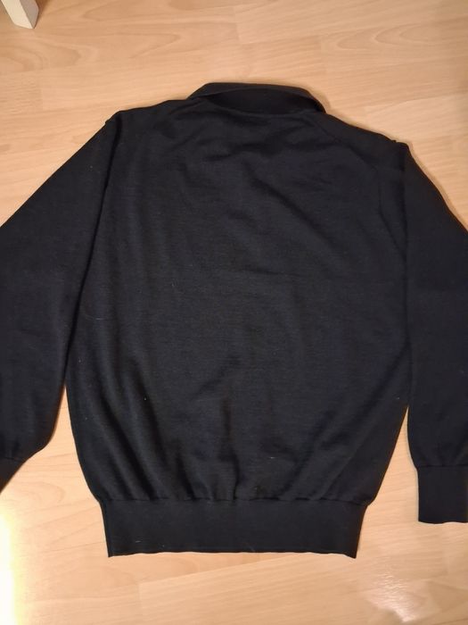 Sweter męski wełniany w romby 100% wełna