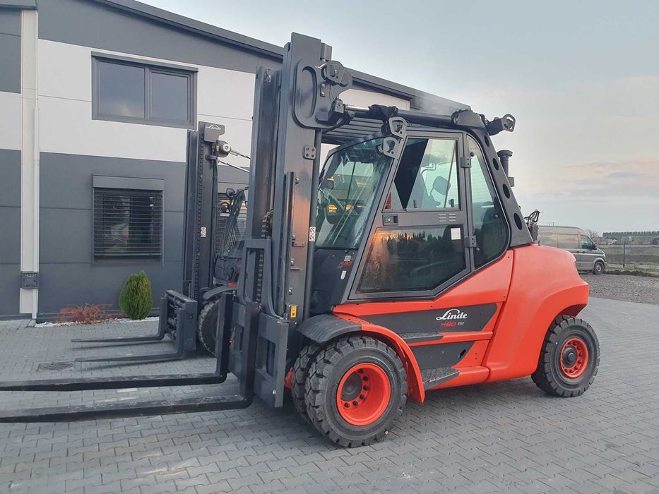 Wózek widłowy Linde H80T-03/900 Triplex 5,45m Wolny Skok H70 H100 H60
