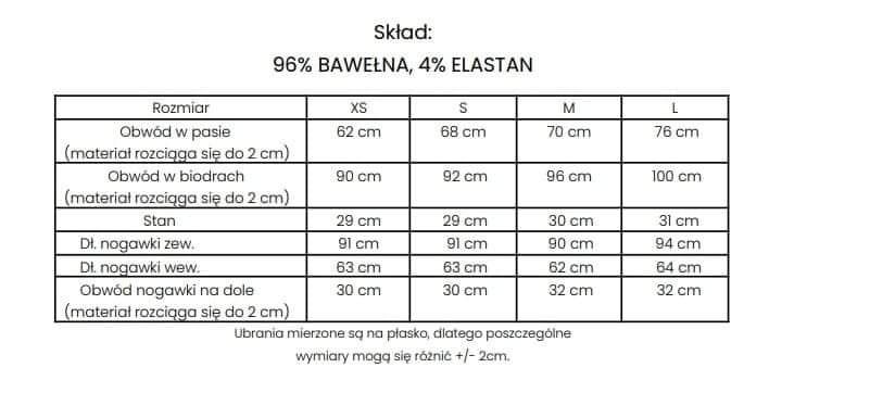 Spodnie damskie Olavoga Garo XS S M L niebieskie czarne