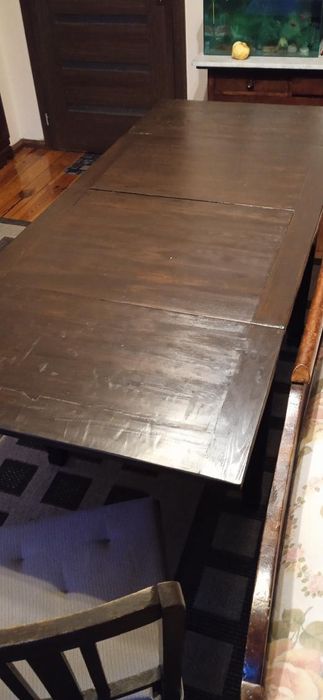 Stół + 6 Krzeseł antyk rozkładany