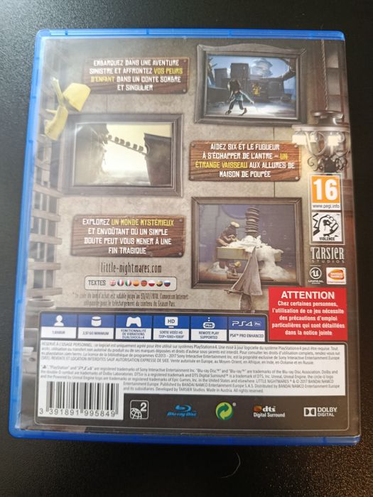 Gra little nightmares PS4 wersja PL napisy