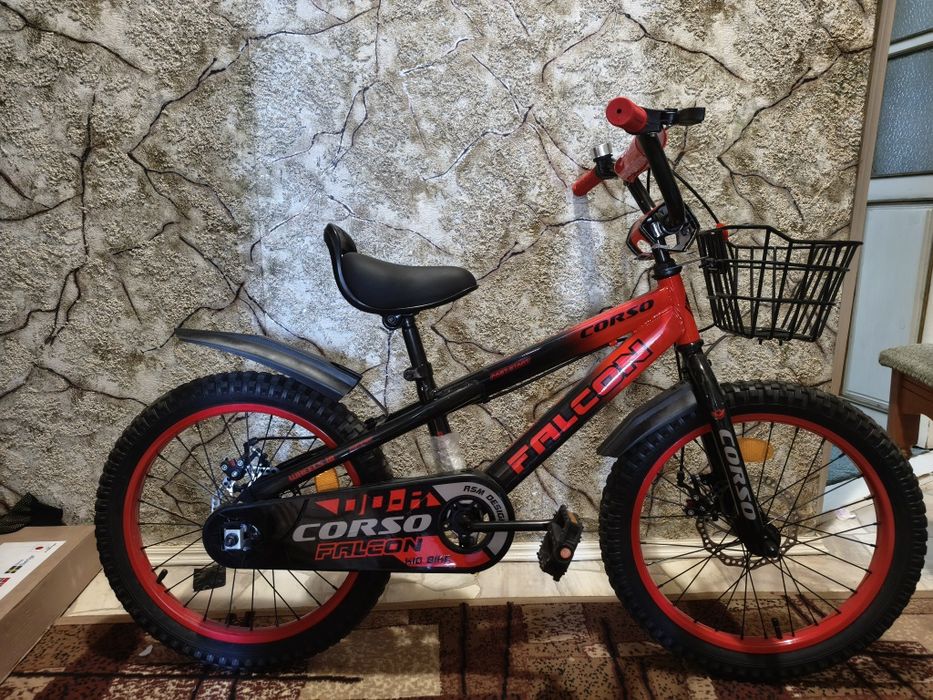 Продам детский велосипед Corso Falcon 14" — почти новый!