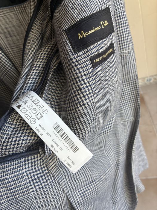 Blazer Massimo Dutti – Finest Italian Fabric – Tamanho 54 ( veste 52)