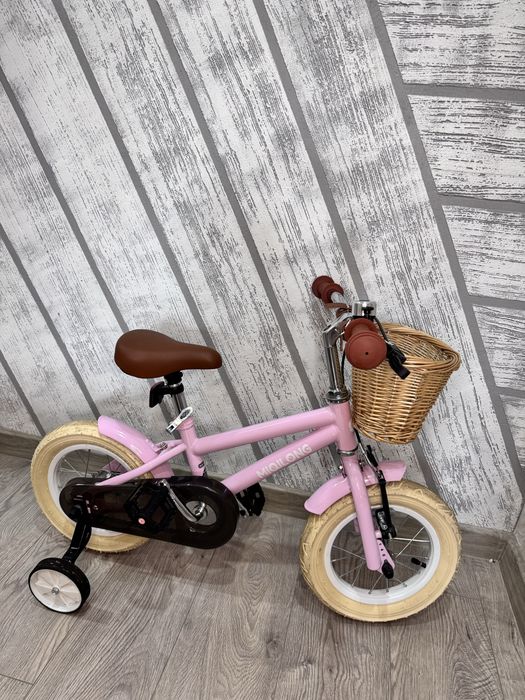 Велосипед Miqilong LS 12" Рожевий, RBB-LS12-PINK