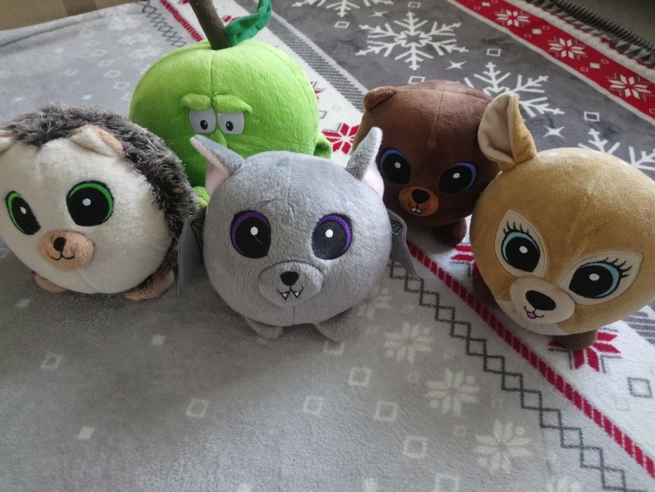 Zestaw zabawek maskotki 5szt duże