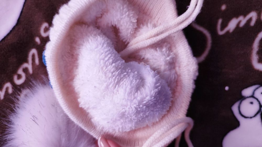 Зимова шапка від народження до 7 місяців