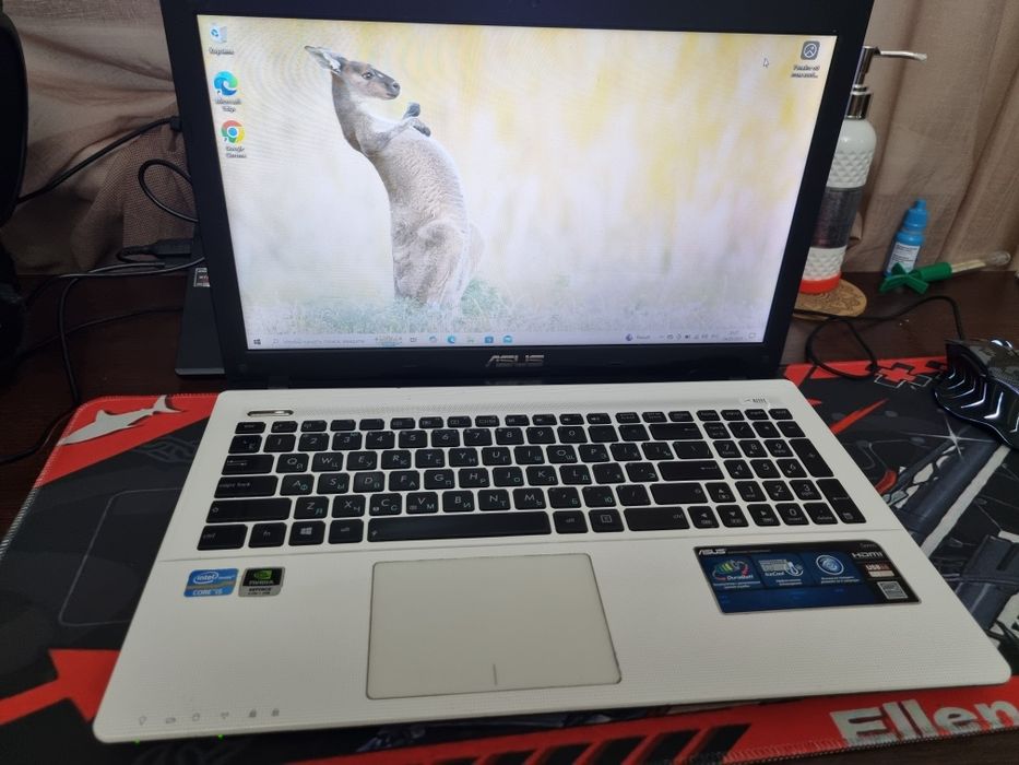 Полу игровой ноутбук ASUS K55V