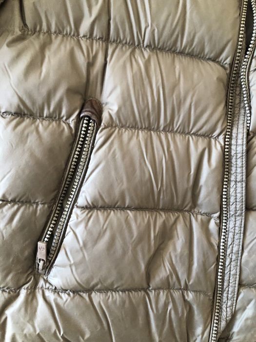 Куртка пухова Massimo Dutti олива