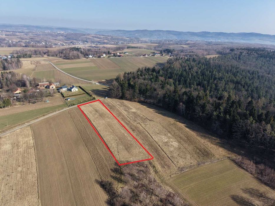 Widokowa działka w Niepli