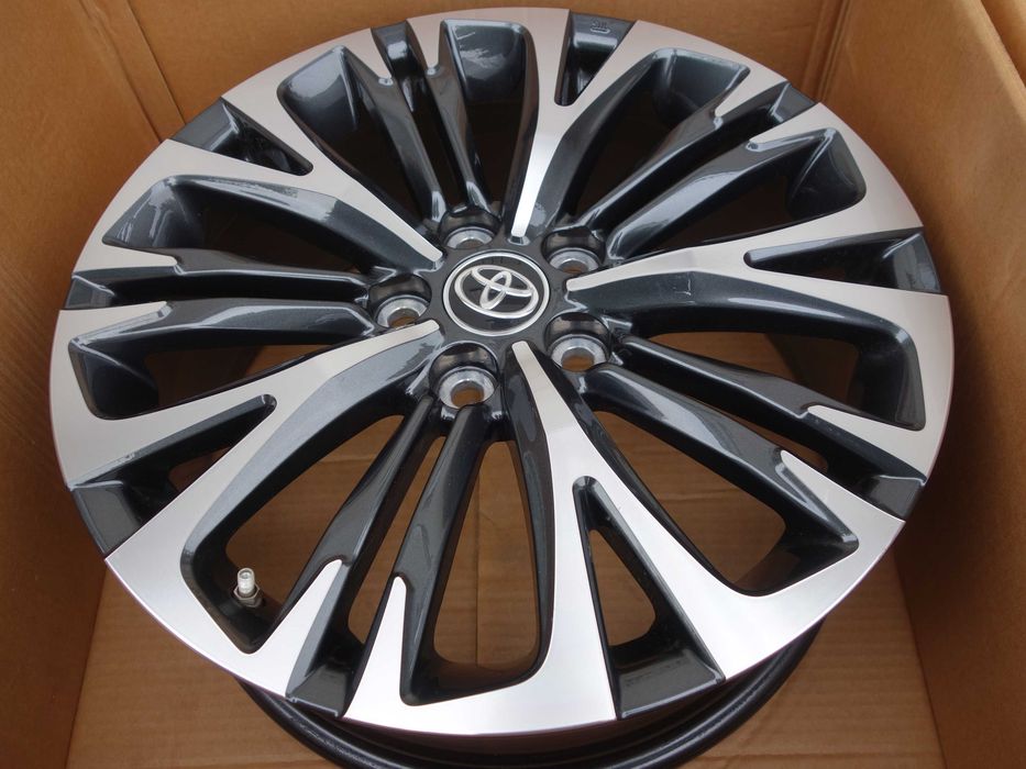 Felgi TOYOTA YARIS CROSS 18'' CHR COROLLA E21 RAV-4 Oryginalne czujnik