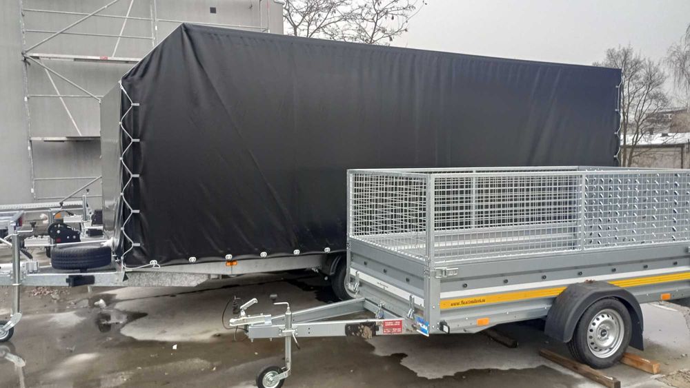 NOWA przyczepa samochodowa DMC 2700kg dwuosiowa
