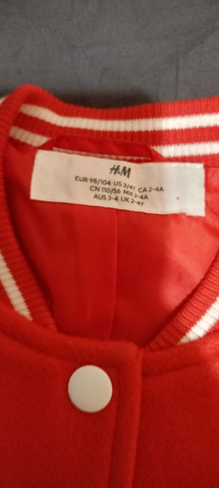 Kurtka bejsbolówka H&M 98/104