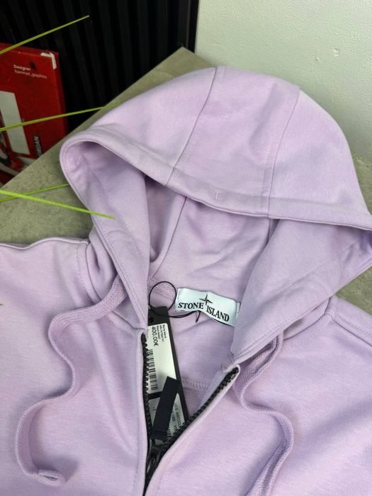 Зіп-Худі Stone Island Ліловий