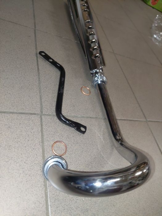 Zestaw wydechowy tlumik rura romet motorynka pl