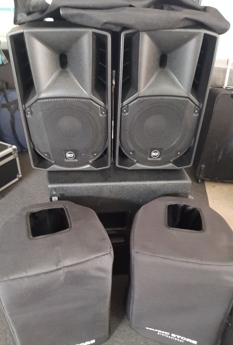 Colunas x2 e um subwoofer RCF Art710-A MK2 e RCF SUB 705 MK2