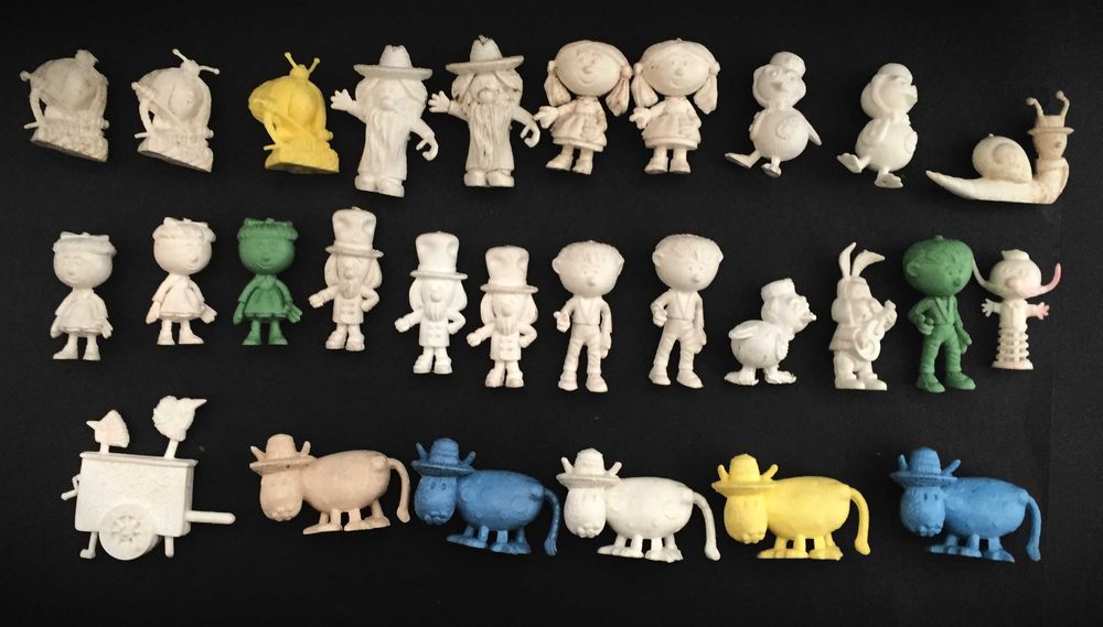 Carrocel Mágico -  monocromáticos brindes da OLA -  ano 1966 -