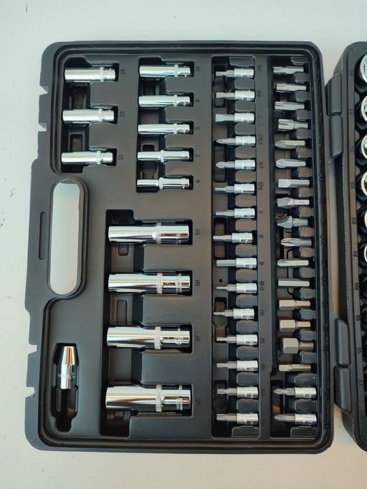 Набор инструментов Cr-V 1/2 и 1/4  94 ед  INTERTOOL  EТ-6094  ТАЙВАНЬ