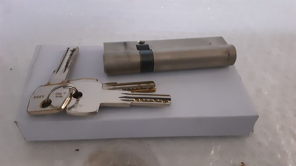 Canhão de fechadura para porta blindada