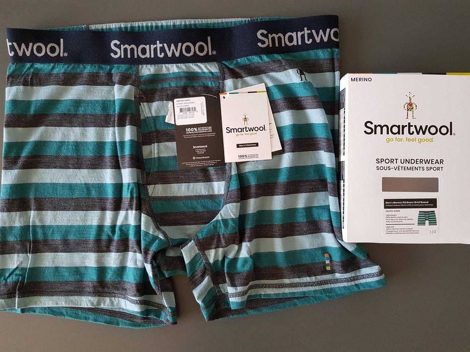 Boxers Smartwool em lã merino tamanho L cores variadas
