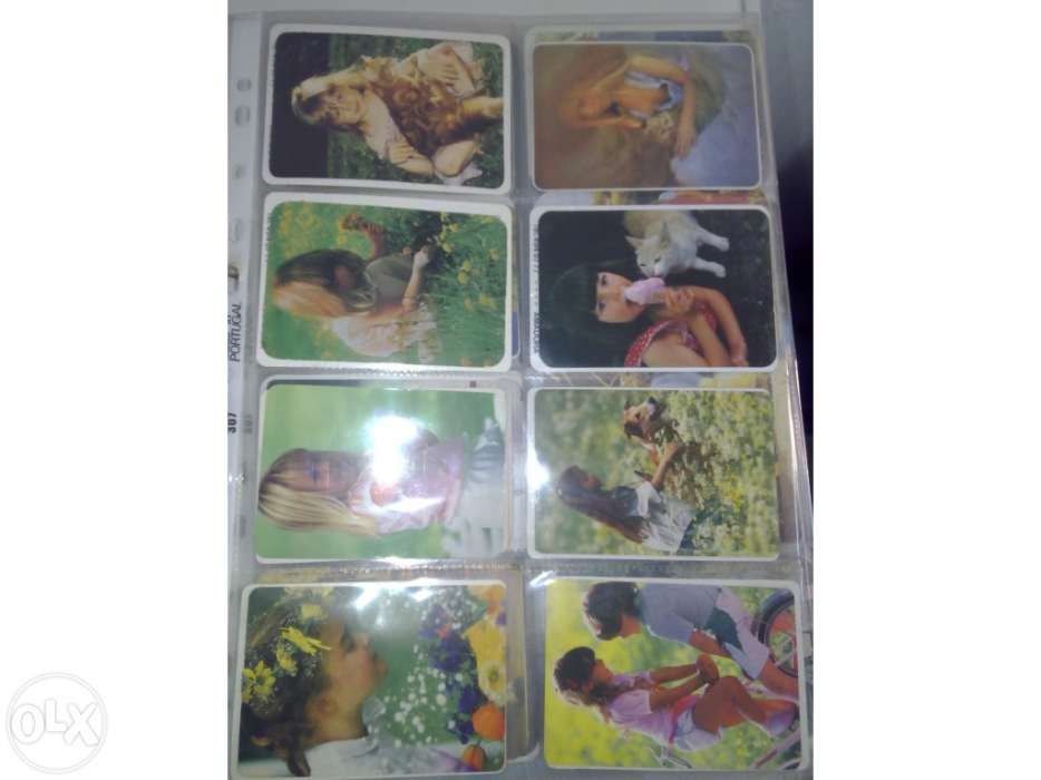 Calendarios pequenos coleçao