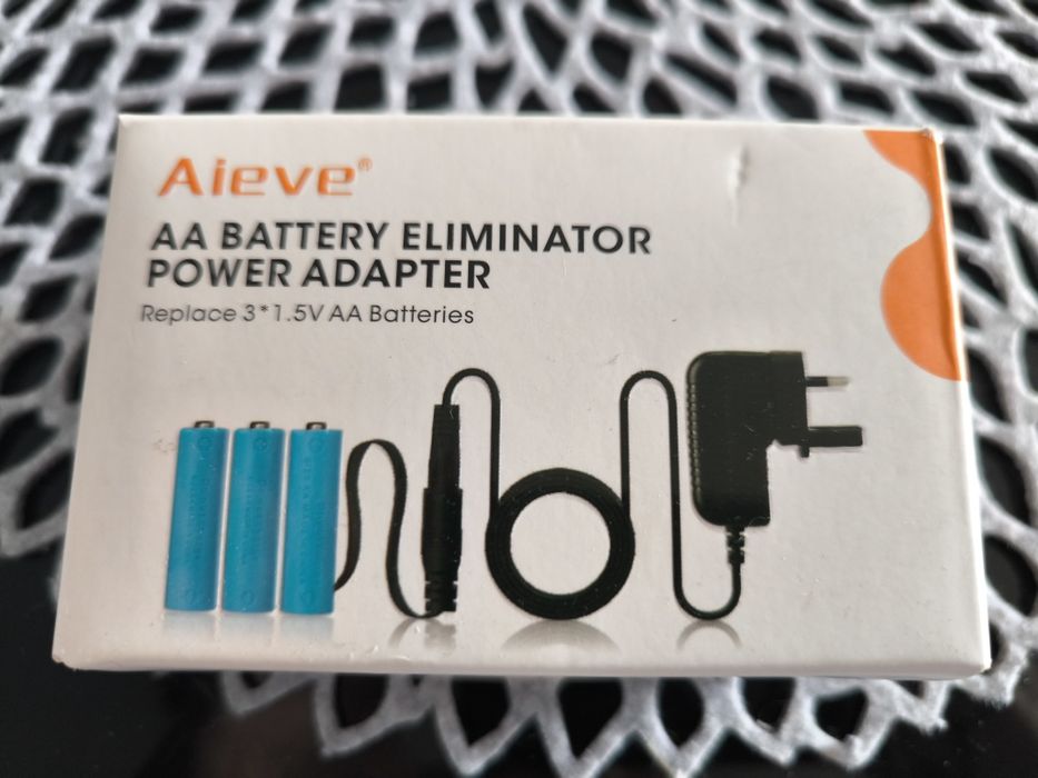 Aieve 4.5V Eliminator Baterii AA angielska wtyczka+gratis przejściówka