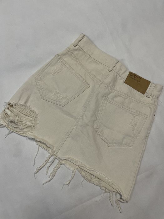 Krótka spódniczka spódnica jeans Pull & Bear Denim Collection S 36 beż