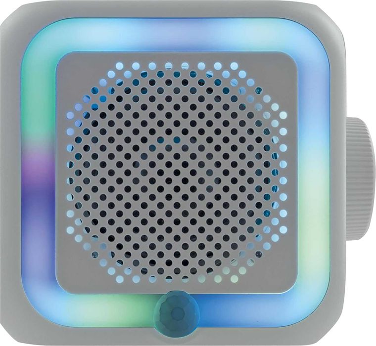 SCHWAIGER Radio - Budzik do Gniazdka FM Bluetooth Lampka RGB