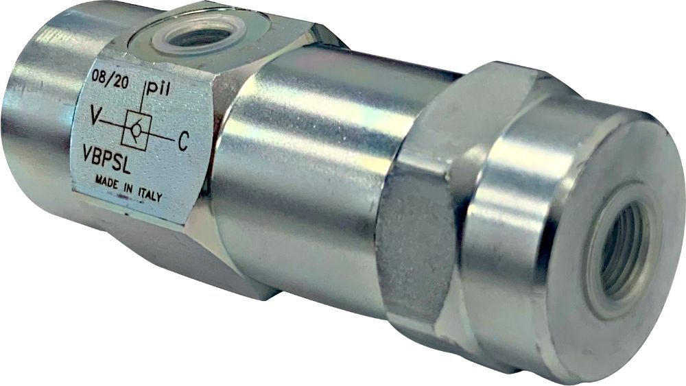 Zawór hydrauliczny ZWROTNY ZAMEK sterowany z pilotem VBPSL 1/4" [0330]